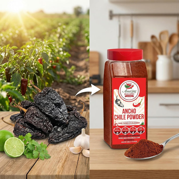 Ancho Chile Powder Bottle