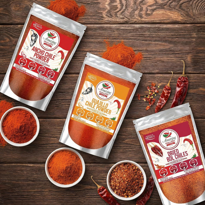 Ancho, Guajillo, Arbol Variety Pack Pouch