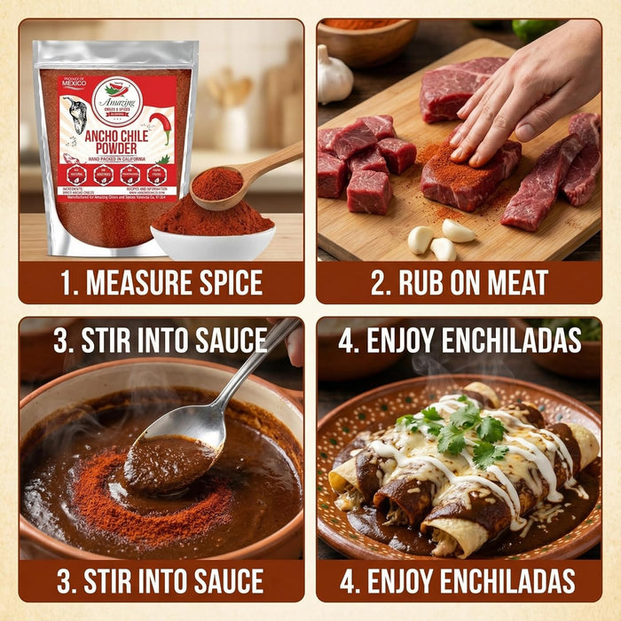 Ancho Chile Powder Ground 4oz