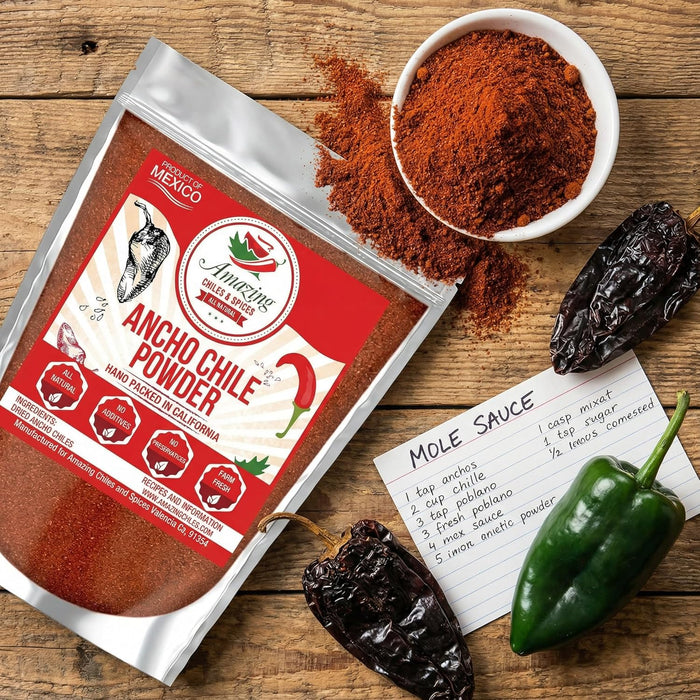 Ancho Chile Powder Ground 4oz
