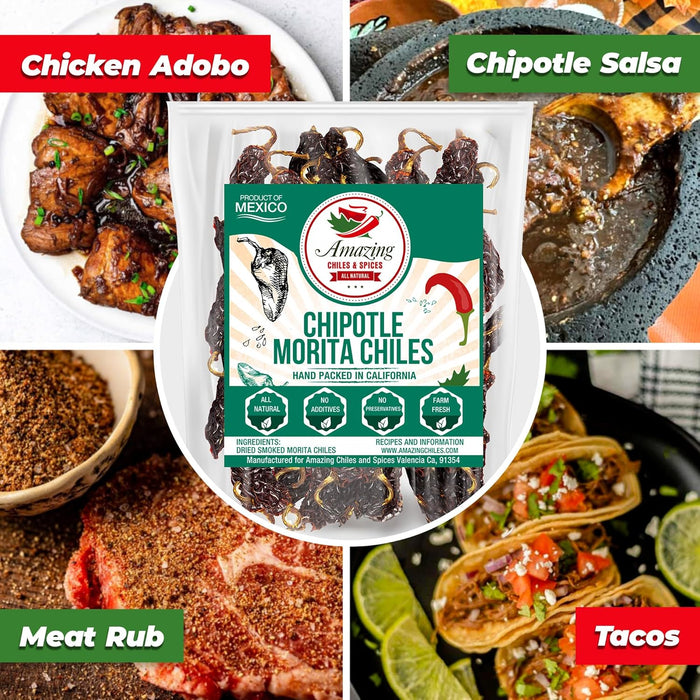 Chipotle Morita Chile Peppers Whole