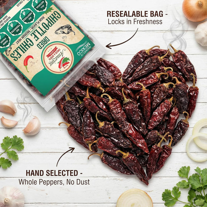 Chipotle Morita Chile Peppers Whole