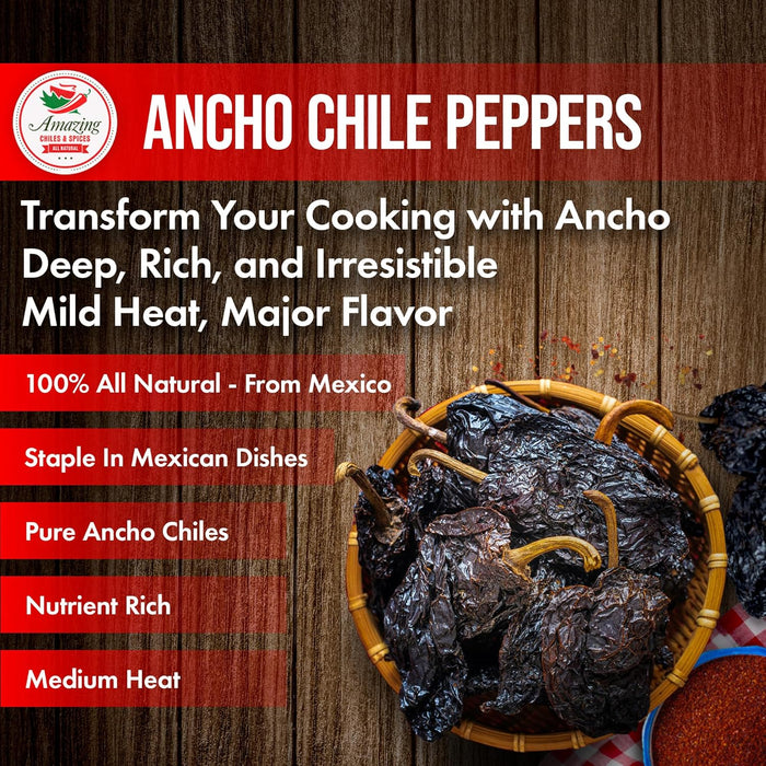 Ancho Chile Peppers Dried Whole