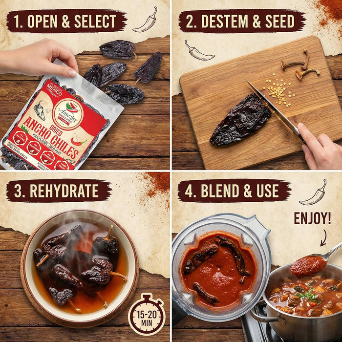 Ancho Chile Peppers Dried Whole