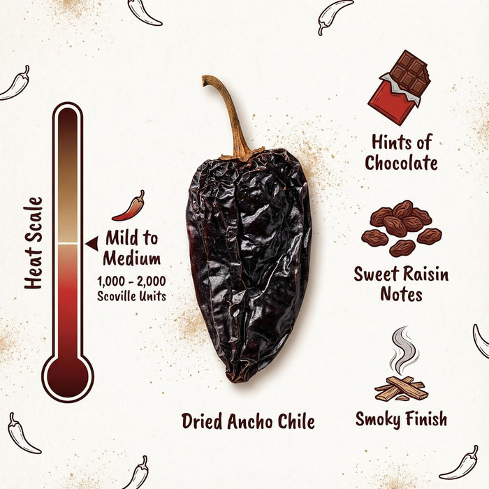 Ancho Chile Peppers Dried Whole