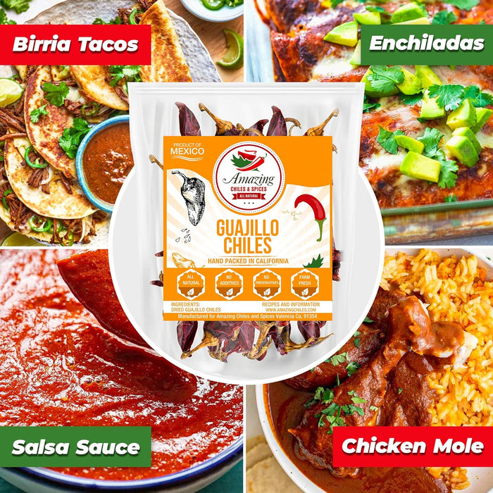 Guajillo Chile Peppers Dried Whole
