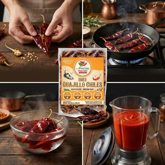 Guajillo Chile Peppers Dried Whole