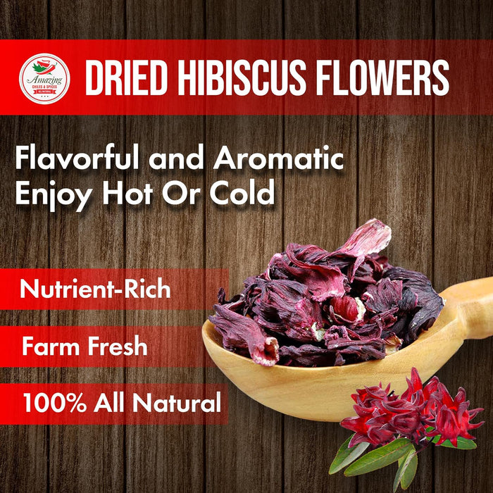 Dried Hibiscus Flowers 1LB