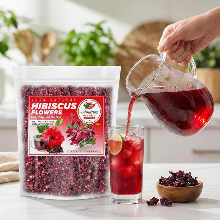 Dried Hibiscus Flowers 1LB