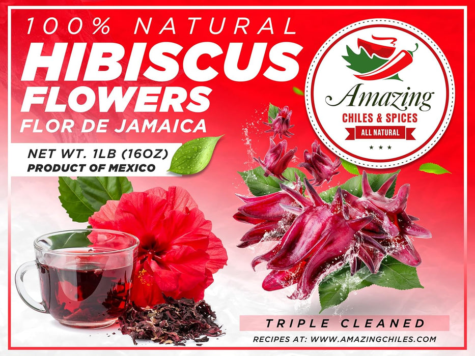 Dried Hibiscus Flowers 1LB