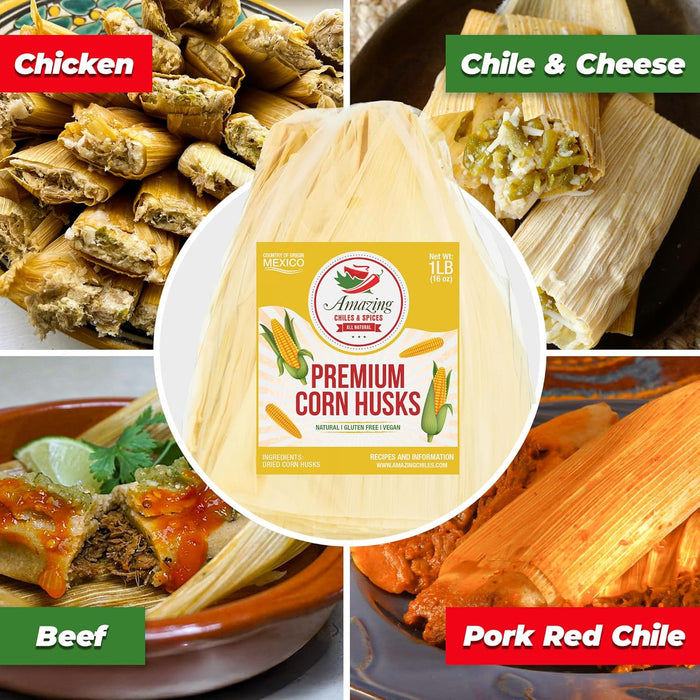 Traditional Mexican Corn Husks For Tamales 1LB