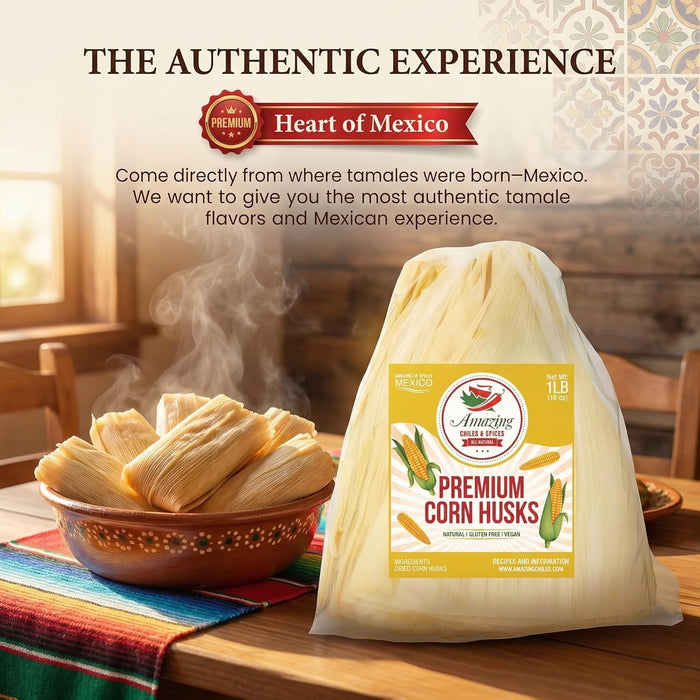Traditional Mexican Corn Husks For Tamales 1LB