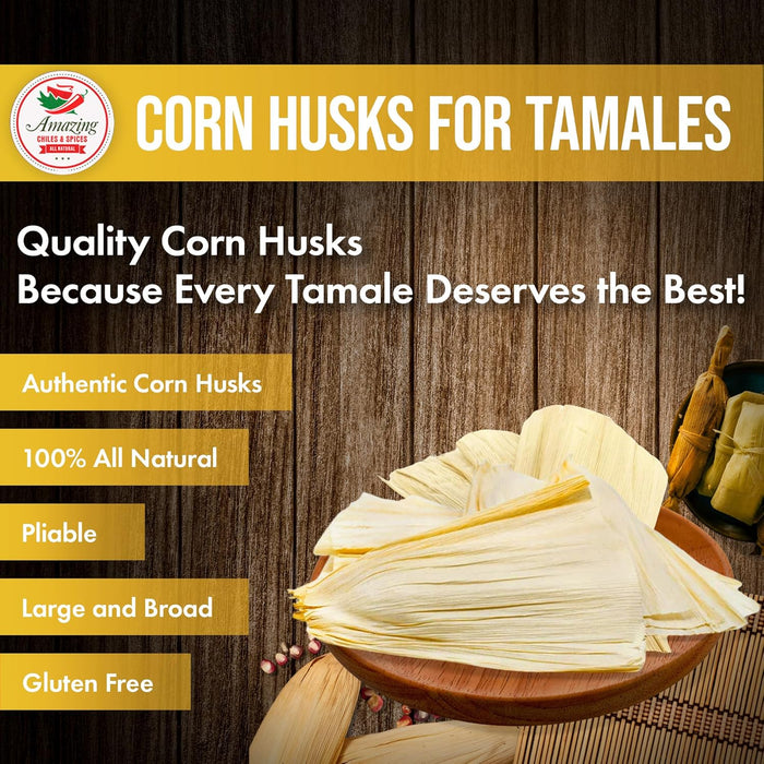 Traditional Mexican Corn Husks For Tamales 1LB