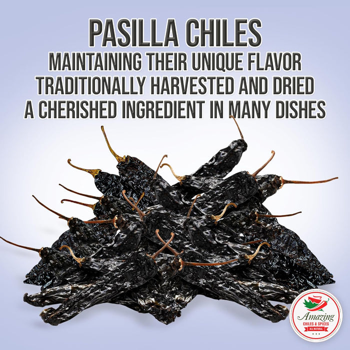 Pasilla Negro Chile Peppers Dried Whole