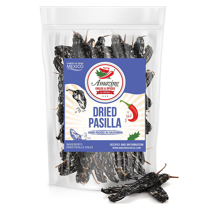 Pasilla Negro Chile Peppers Dried Whole